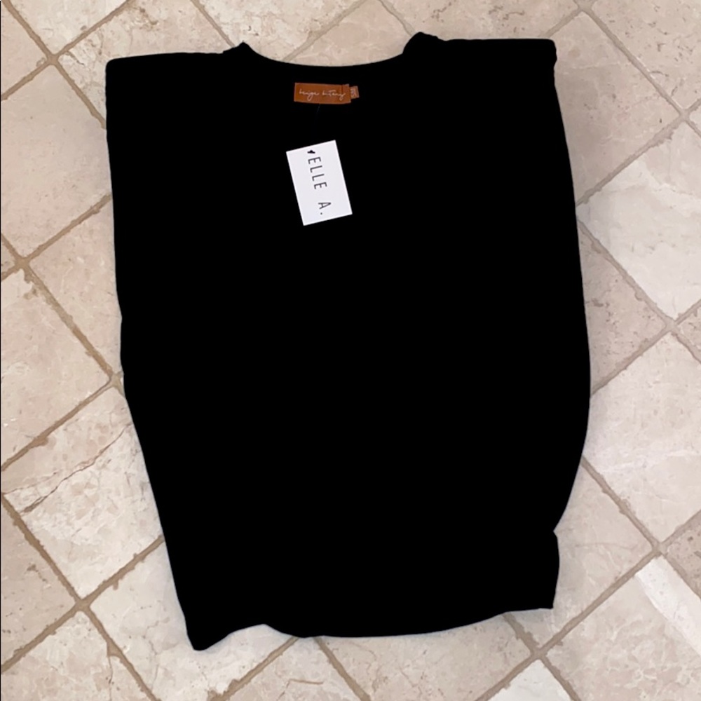 BRAND NEW WITH TAG BOUTIQUE SHOULDER PAD TOP